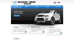 Desktop Screenshot of mkexportimport.rs